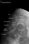 Cr&aacute;teres lunares - Limbo norte